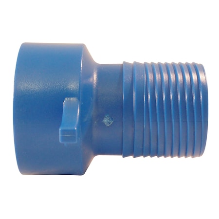 1-1/2 In. Blue Polypropylene Twister Insert X FPT